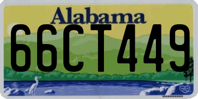 AL license plate 66CT449