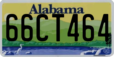 AL license plate 66CT464
