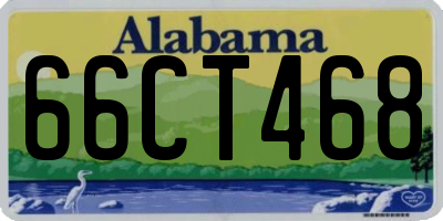AL license plate 66CT468