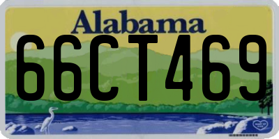 AL license plate 66CT469