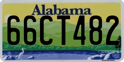 AL license plate 66CT482