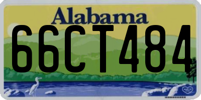 AL license plate 66CT484