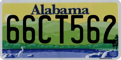 AL license plate 66CT562