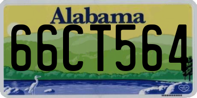 AL license plate 66CT564