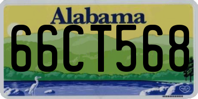 AL license plate 66CT568