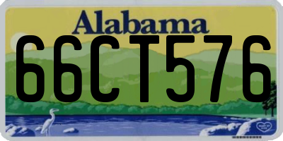 AL license plate 66CT576