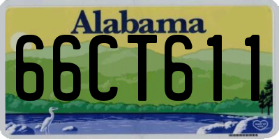 AL license plate 66CT611
