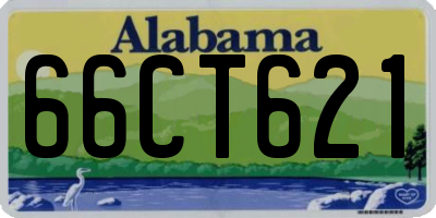 AL license plate 66CT621