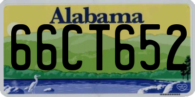 AL license plate 66CT652