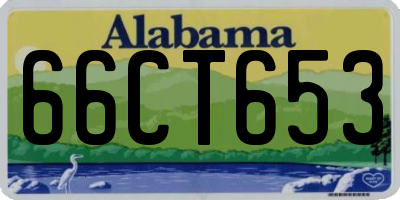 AL license plate 66CT653