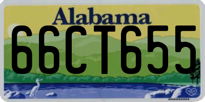 AL license plate 66CT655