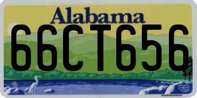 AL license plate 66CT656
