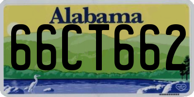 AL license plate 66CT662