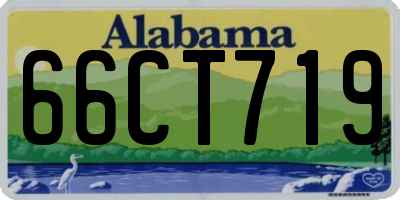 AL license plate 66CT719