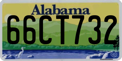 AL license plate 66CT732