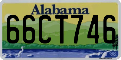 AL license plate 66CT746