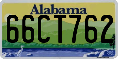 AL license plate 66CT762