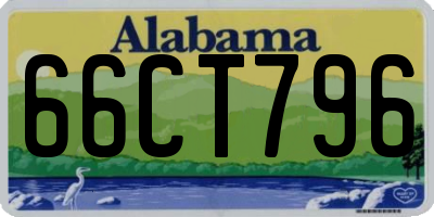 AL license plate 66CT796