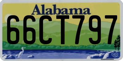 AL license plate 66CT797