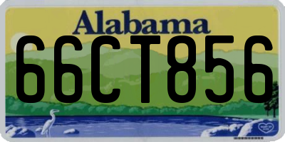 AL license plate 66CT856