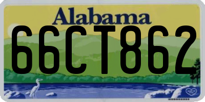 AL license plate 66CT862