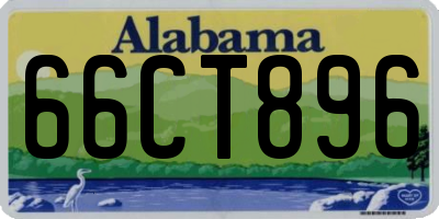 AL license plate 66CT896