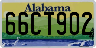 AL license plate 66CT902