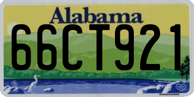 AL license plate 66CT921