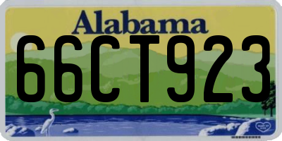 AL license plate 66CT923
