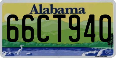 AL license plate 66CT940