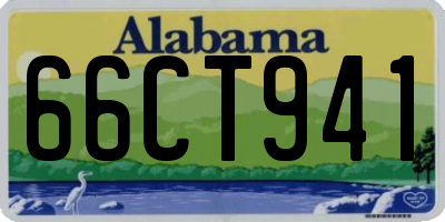 AL license plate 66CT941