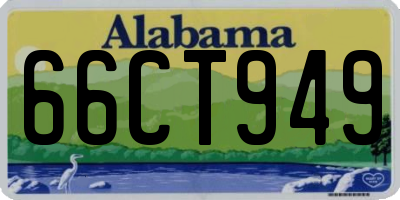 AL license plate 66CT949