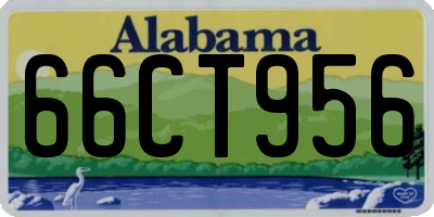 AL license plate 66CT956