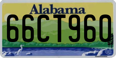 AL license plate 66CT960