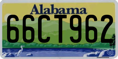 AL license plate 66CT962