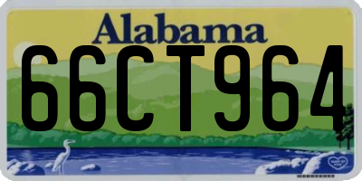 AL license plate 66CT964