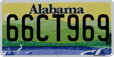 AL license plate 66CT969