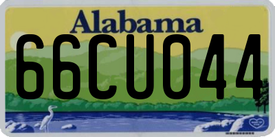 AL license plate 66CU044