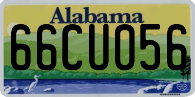 AL license plate 66CU056