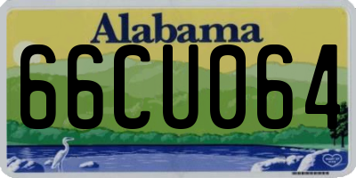 AL license plate 66CU064