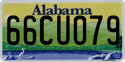 AL license plate 66CU079