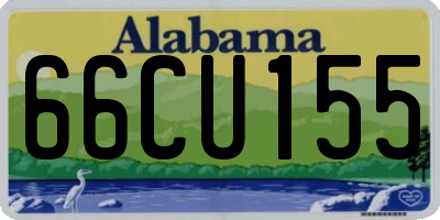 AL license plate 66CU155