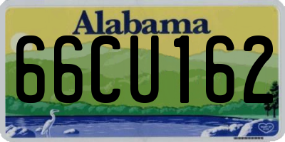 AL license plate 66CU162