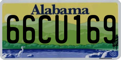 AL license plate 66CU169