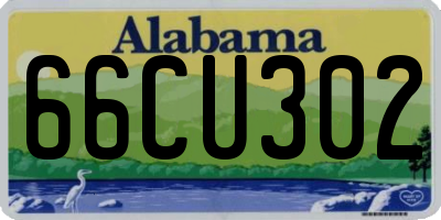 AL license plate 66CU302