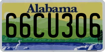 AL license plate 66CU306