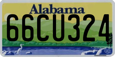 AL license plate 66CU324