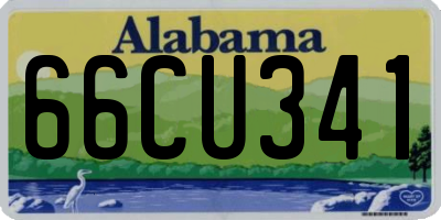 AL license plate 66CU341