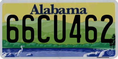 AL license plate 66CU462