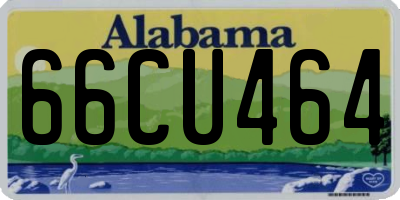 AL license plate 66CU464